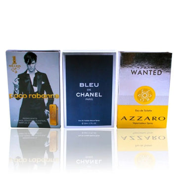 3 Testers(One Million, Bleu De Chanel, Azzaro Wanted)