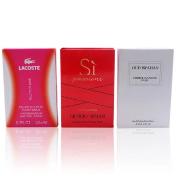 3 Testers(Lacoste, Si Armani, Oud Ispahan)