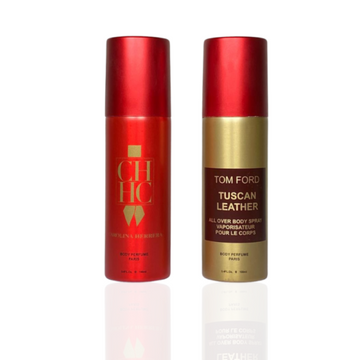 Pack Of Two Body Spray (CHHC For Men/Tom ford Tuscan Leather)