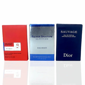 3 Testers (Hugo Boss Women, David off Silver Shadow Attitude, Dior Sauvage)