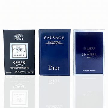 3 Testers (Sauvage Dior, Bleu de Chanel, Creed Aventus)