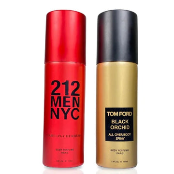 Pack Of Two Body Spray (212 Men NYC/ Tom ford Black Orchid)