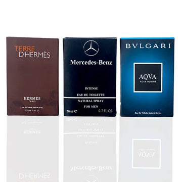 3 Testers (Terre De Hermes, Mercedes Benz, Bvlgari Aqva Pour Homme)