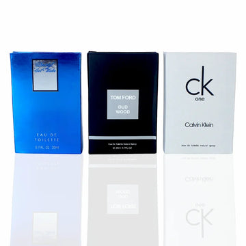 3 Testers (Davidoff Cool Water For Men, CK one, Tom Ford Oud Wood)