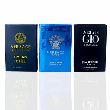 3 Testers(Versace Dylan Blue, Versace Eros, Aqua Di Gio Profumo)