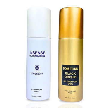 Pack Of Two Body Spray (Givenchy Insense Ultramarine / Tom Ford Black Orchid)