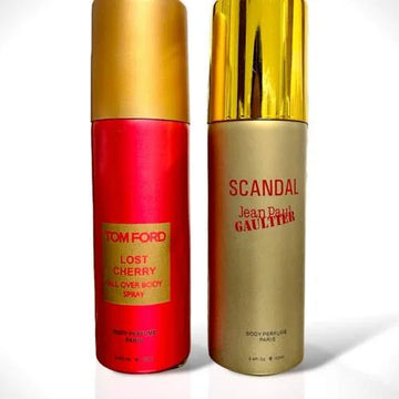Pack Of Two Body Spray (Tom ford Lost Cherry, Jean Paul Scandal For Him)
