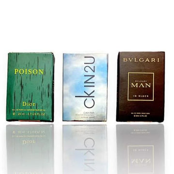 3 Testers (Poison Dior,CK IN2U,Bvlgari Man in Black)