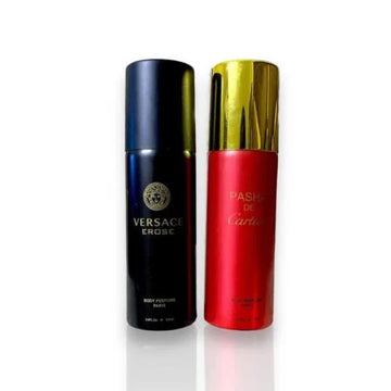 Pack Of Two Body Spray(Versace Erose, Pasha de Cartier)